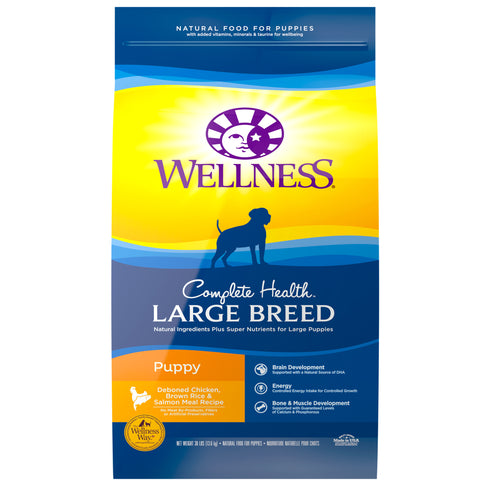 Wellness Puppy Large Breed Dry Dog Food 30lb - Poudre Pet and Feed Supply